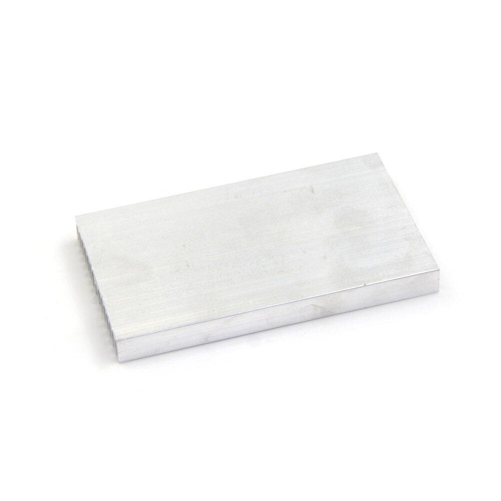 1 stk sølvfarget aluminium kjøler radiator kjøleribbe kjøleribbe 100 x 60 x 10mm