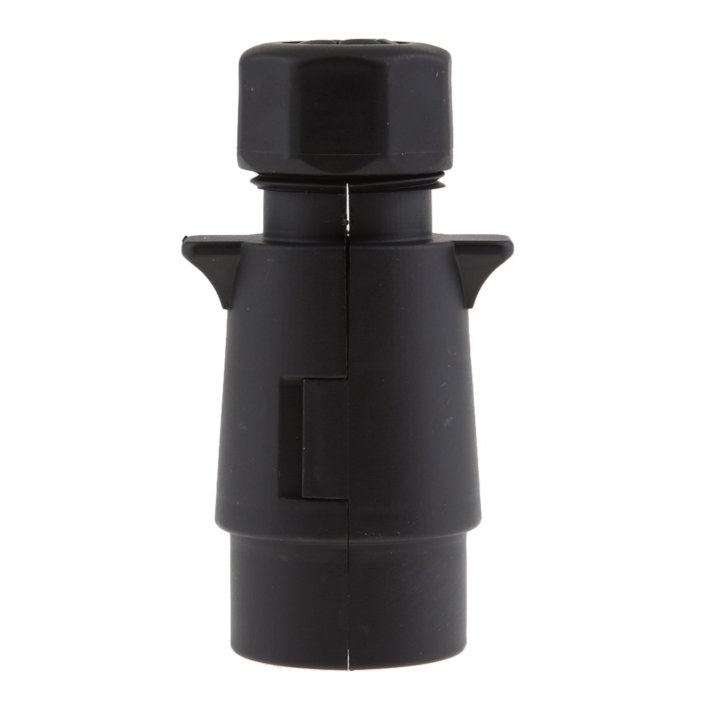 7 Pin Trailer Caravan Electrics Lighting Euro Towing Plug Adaptor TS02D