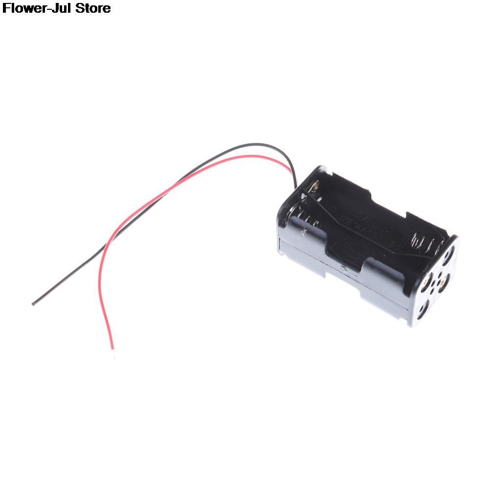 1 stück für rc-modell 4 x aa-batteriefach, batteriebox mit 4- steckplätzen für aa-batterien (rücken-an-rücken-halterung), ausgang  dc 6v
