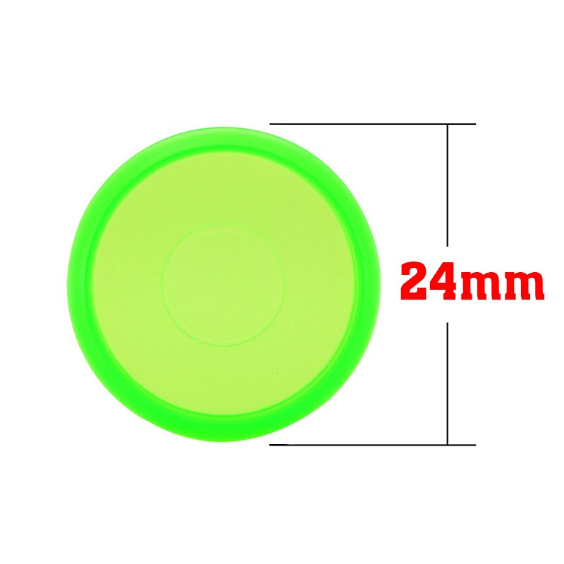 24mm przezroczysty kolor plastikowy pierścień klamra 360 stopni składany plastikowy dysk Notebook wiążące pierścień luźne liść klamra biuro: 24pcs-green