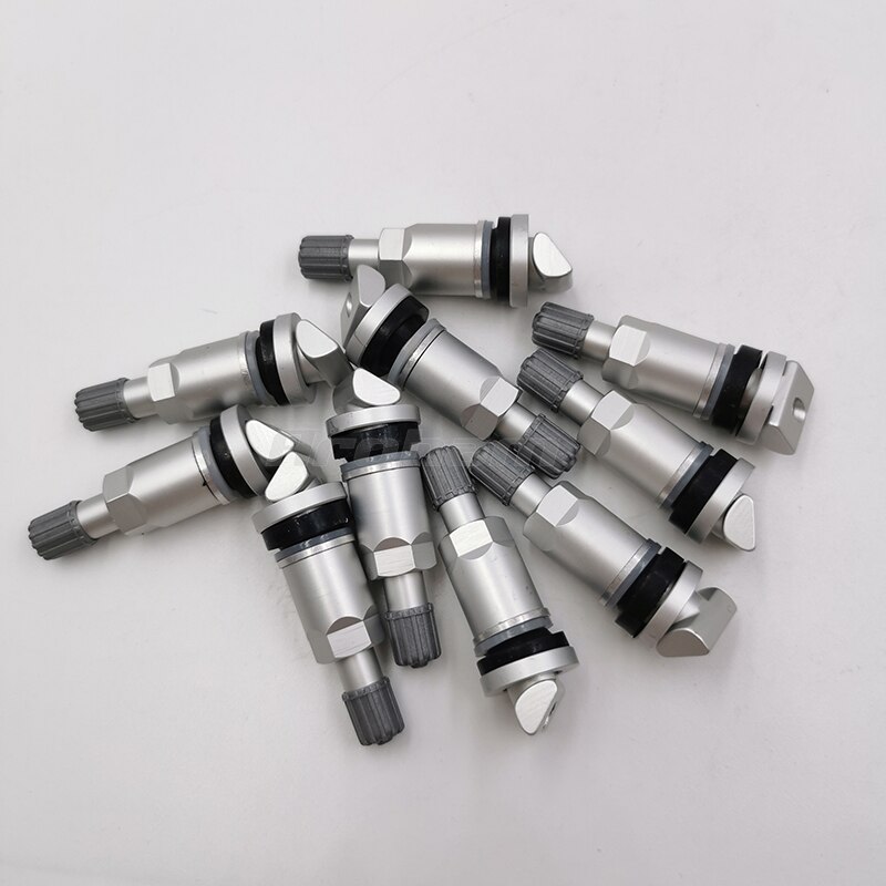 Aroham 10 Tyre Pressure Monitoring System Sensor Valve Stem Repair Kit TPMS Tire Valves for Jeep Volve Ford Alloy Tubeless Valve