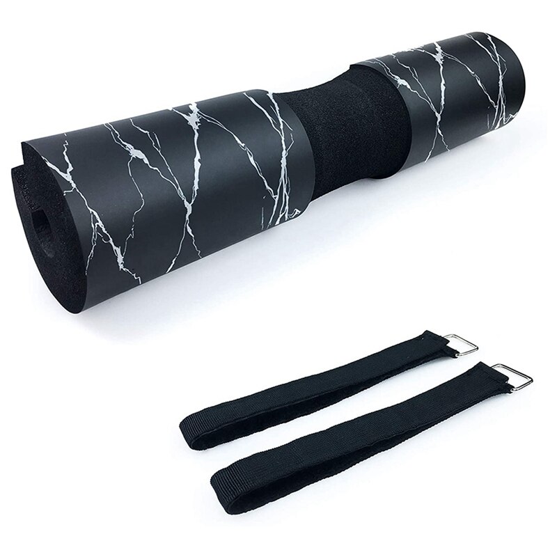 Barbell Pad Voor Squats, lunges En Hip Stoten-Squat Pad Gewichtheffen Bar Kussen Voor Nek En Schouder: Black