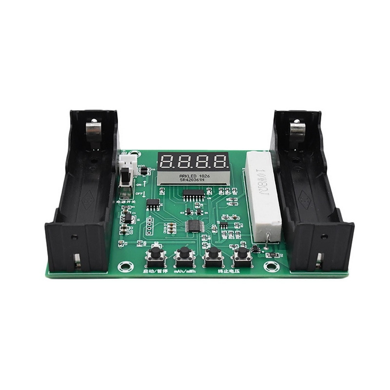 Digital Lithium Battery Capacity Tester Checkered Load Display Check AAA AA Button Cell Universal Test Battery Monitor: 1
