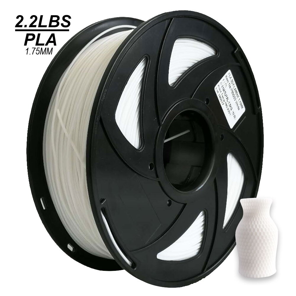 groß 2 Rollen 3D Drucker Filament 1KG 1,75mm PLA drucken 3D Drucker Teile Kunststoff weiß Schwarz Gelb verrotten Farbe