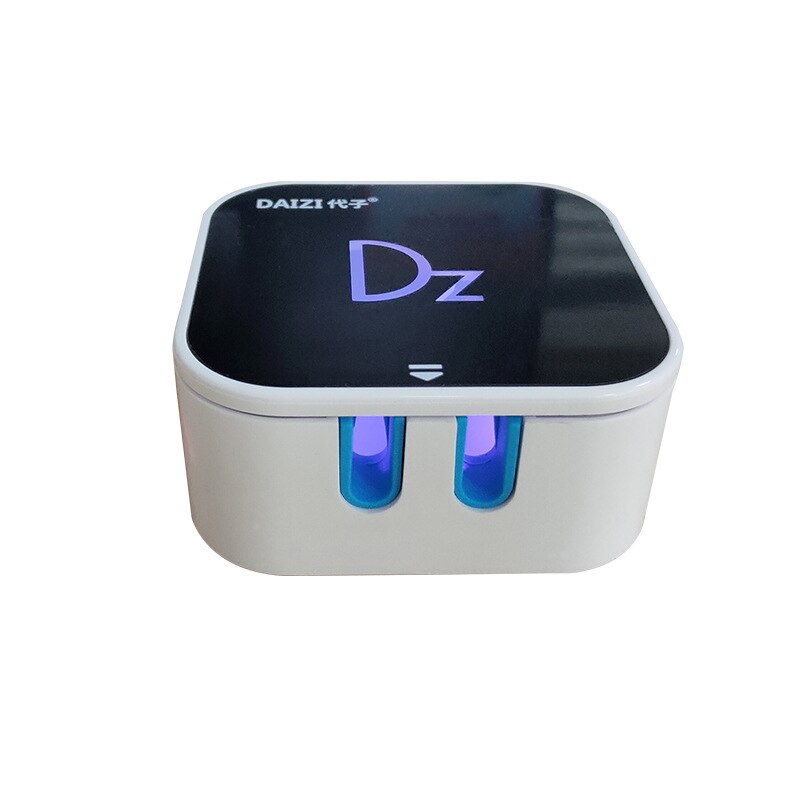 Portable Ultraviolet Toothbrush Disinfection Box Punch-free Wall-mounted Smart Toothbrush Holder Toothbrush Sterilizer
