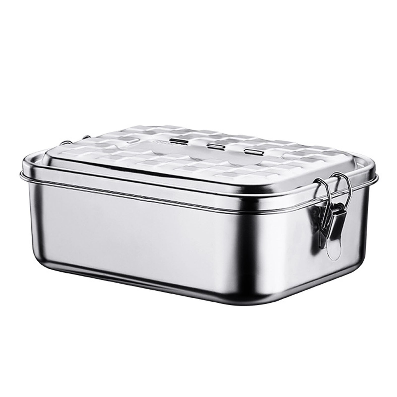 Big Size Lunch Box Food Grade 304 Stainless Steel Anti-leak Bento Box Food Container Bento Box Snack Storage Box: 1400ml