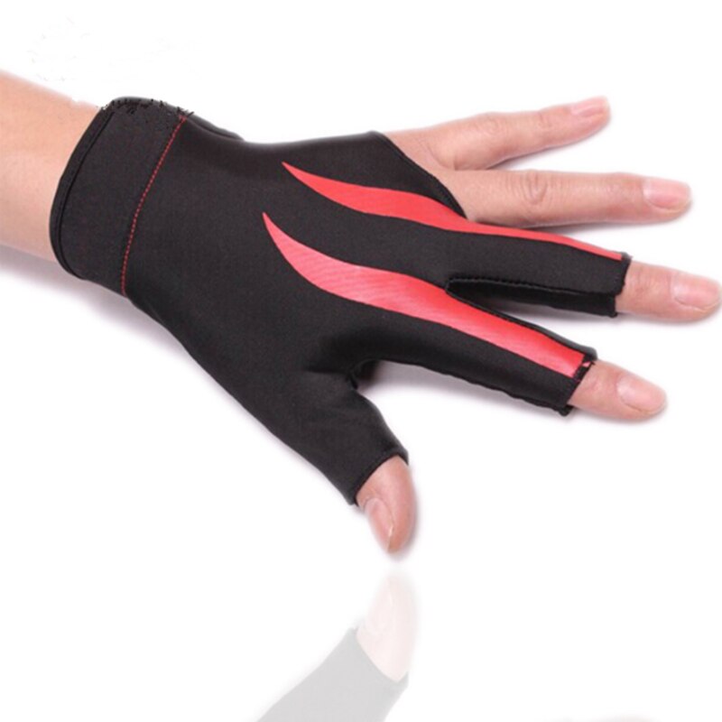 Nouvelle gant de billard gant de billard à 3 doigts tireurs de billard main gauche accessoires de Fitness de billard de