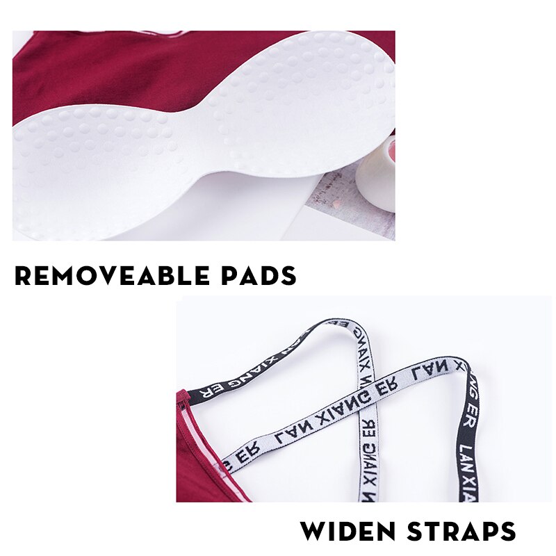 Sujetador deportivo con soporte medio para entrenamiento, correr, Fitness, Yoga, espalda cruzada, transpirable, cómodo, para mujer