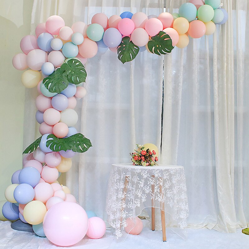 5M arco de globos de globo cadena cinta punto adornos para de cumpleaños Fondo bebé niño globo de niña set de guirnaldas