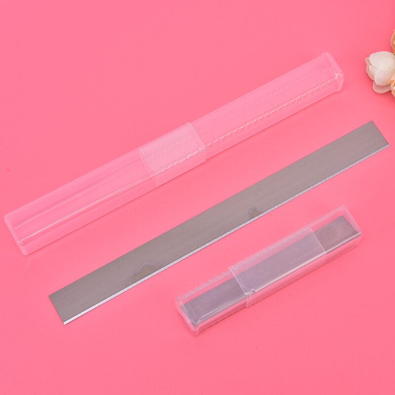 2Pcs 4"/8" Blade Tissue Cutters Handicraft Lovers Stainless Steel Clay Cutter Blades DIY Polymer Clay Cutting Tools