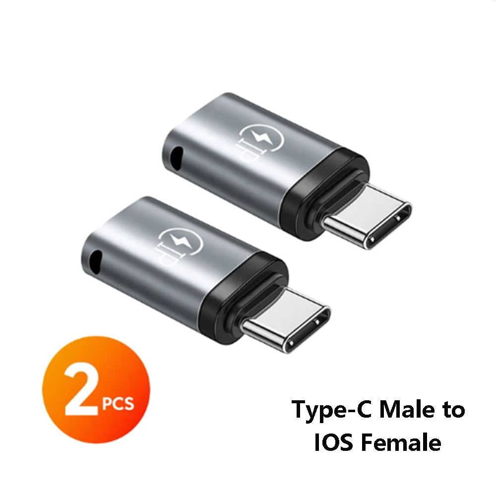 Câble Lightning femelle vers USB C mâle 20W, adaptateur de charge rapide, convertisseur, adaptateur de chargeur de téléphone de Type C: MULTI