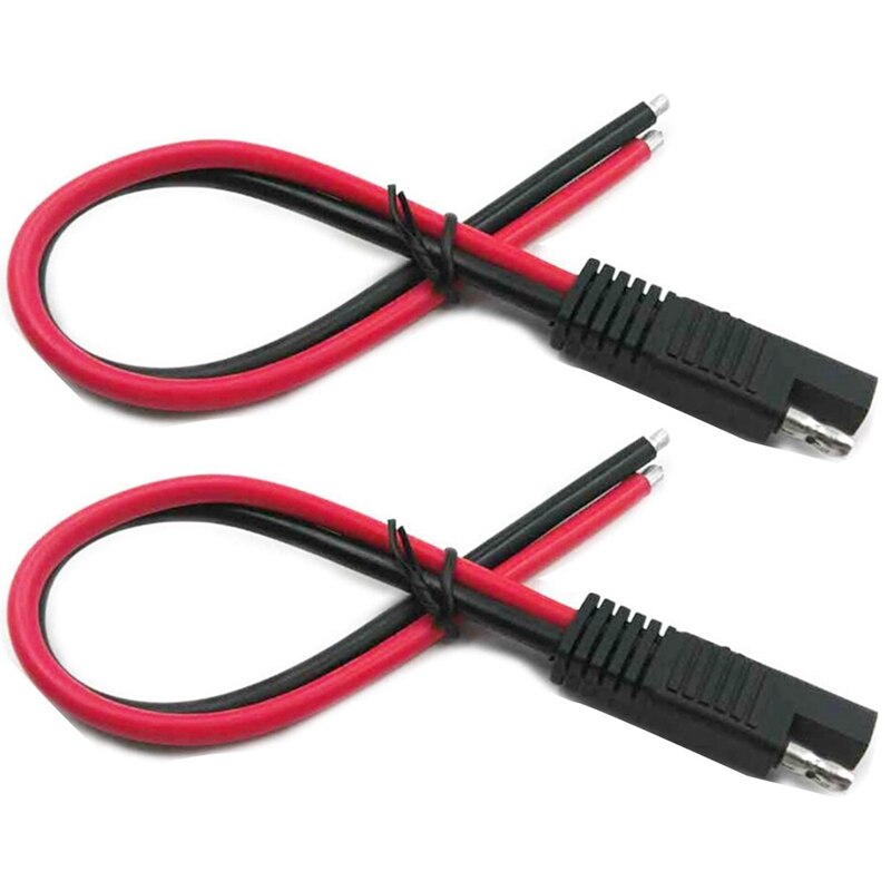 Cable de extensión de conector SAE 10AWG, (2 paquetes), conector desconectar rápido SAE, Cable de extensión automotriz