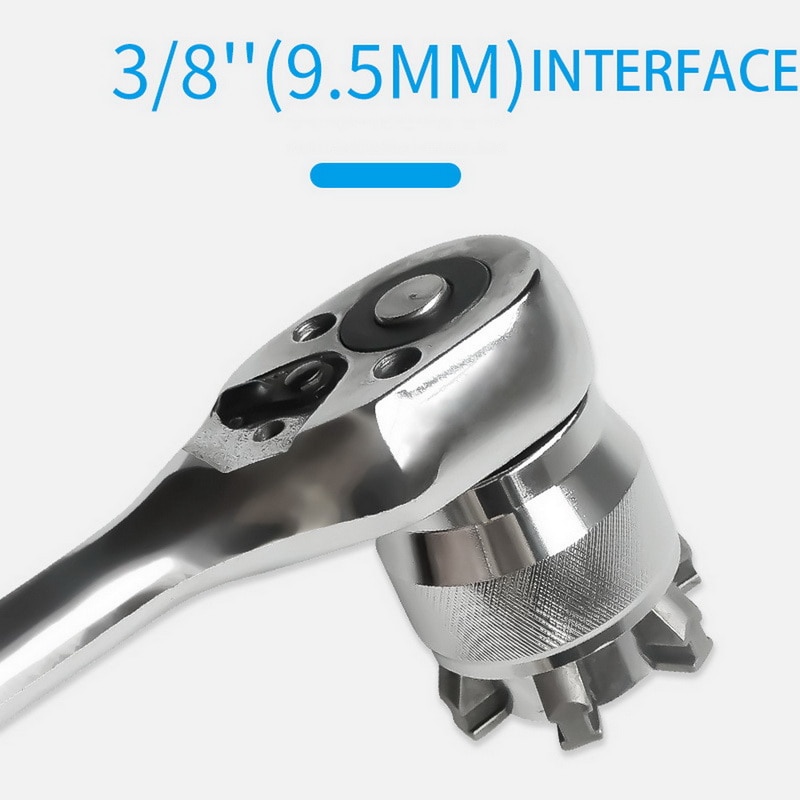 3/8 pouce lecteur 10mm réglable hexagonale universelle prise couple cliquet douille adaptateur clé manchon réparation outil brésil