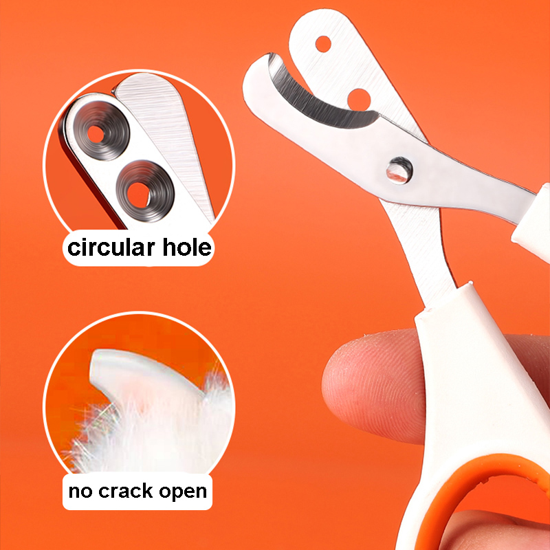 Cortauñas para mascotas, cortador de garras para cachorros de acero inoxidable para perros y gatos pequeños, tijeras para uñas para gatos, cortaúñas para el cuidado