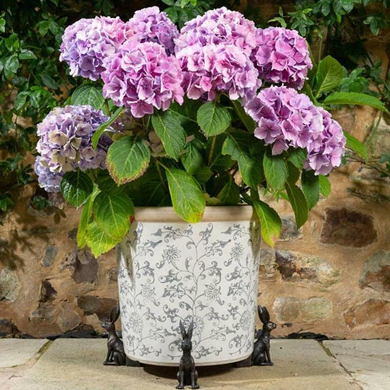 Dier Plant Pot Voet Bloempot Ondersteuning Hars Ambacht Decoratie Set Van 3 Outdoor Standbeeld Tuin Pot Planter Voeten Planter ondersteuning