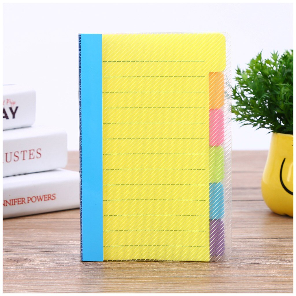 Kleurrijke Notities Diverse Neon Kleuren Sticky Notes Met 60 Regeerde Notes Kantoor Post-Het Kantoor Desktop Levert # P30