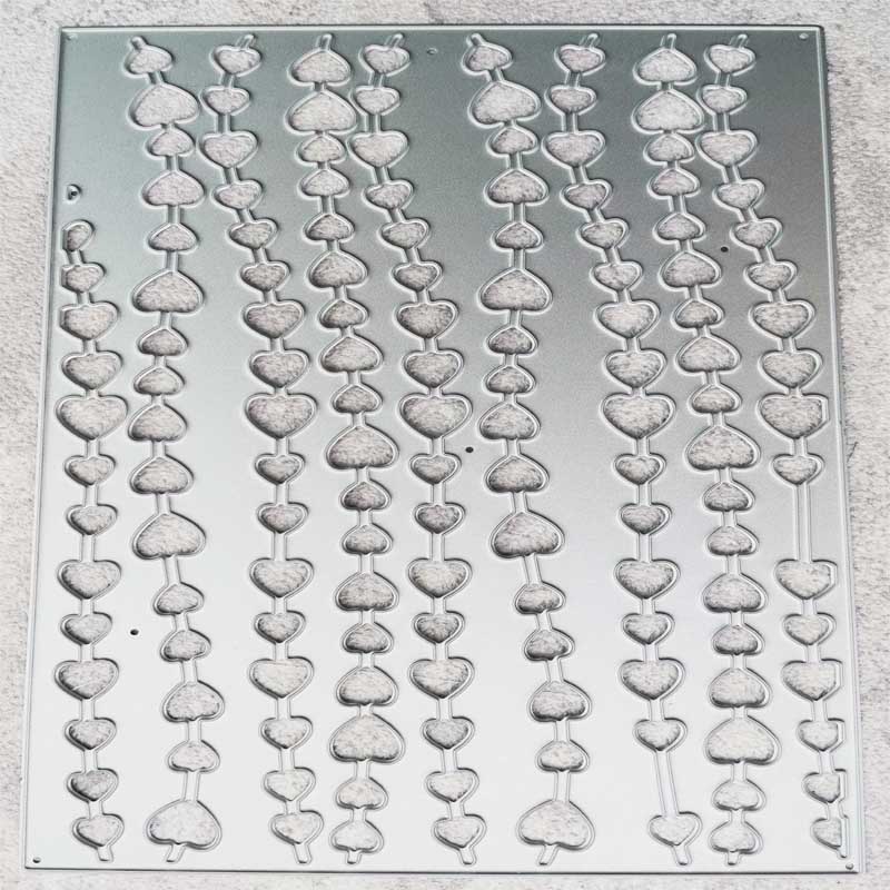 P12cheng Fustelle Metallo Stencil,Cutting Dies,Love Heart Busta Metallo