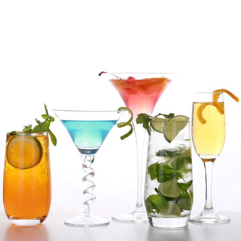 Bicchiere da Cocktail bicchiere di birra succo di whisky boro Martini bicchiere da vino con bere bar Night Club festa di Halloween matrimonio