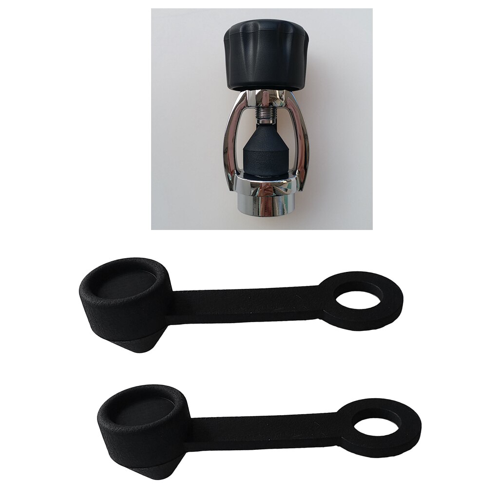 2pcs Onderwater Duiken Din naar Juk Adapter/JUK Regulator 1st Eerste Fase Stofkap Scuba Dive Regulator stofkap