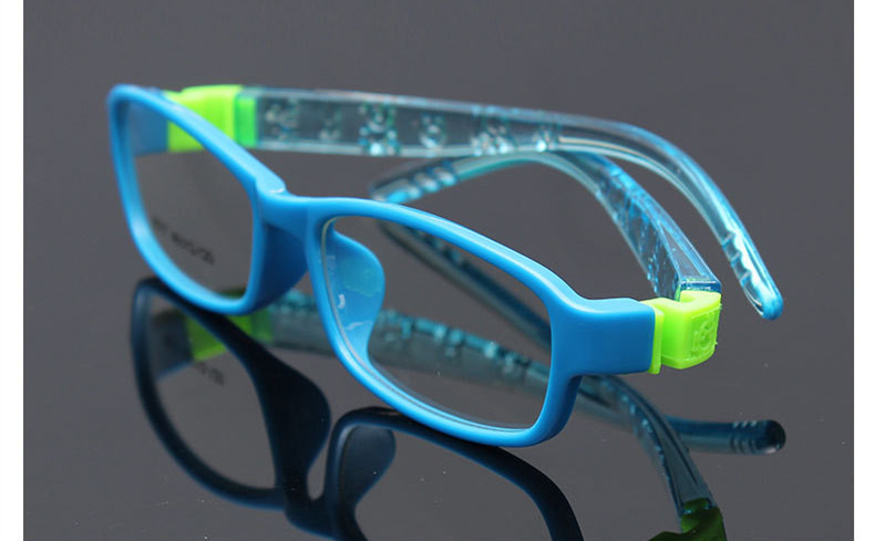 Lunettes à monture Flexible pour enfants, verre optique TR, pliable, sans vis, 8817: C8