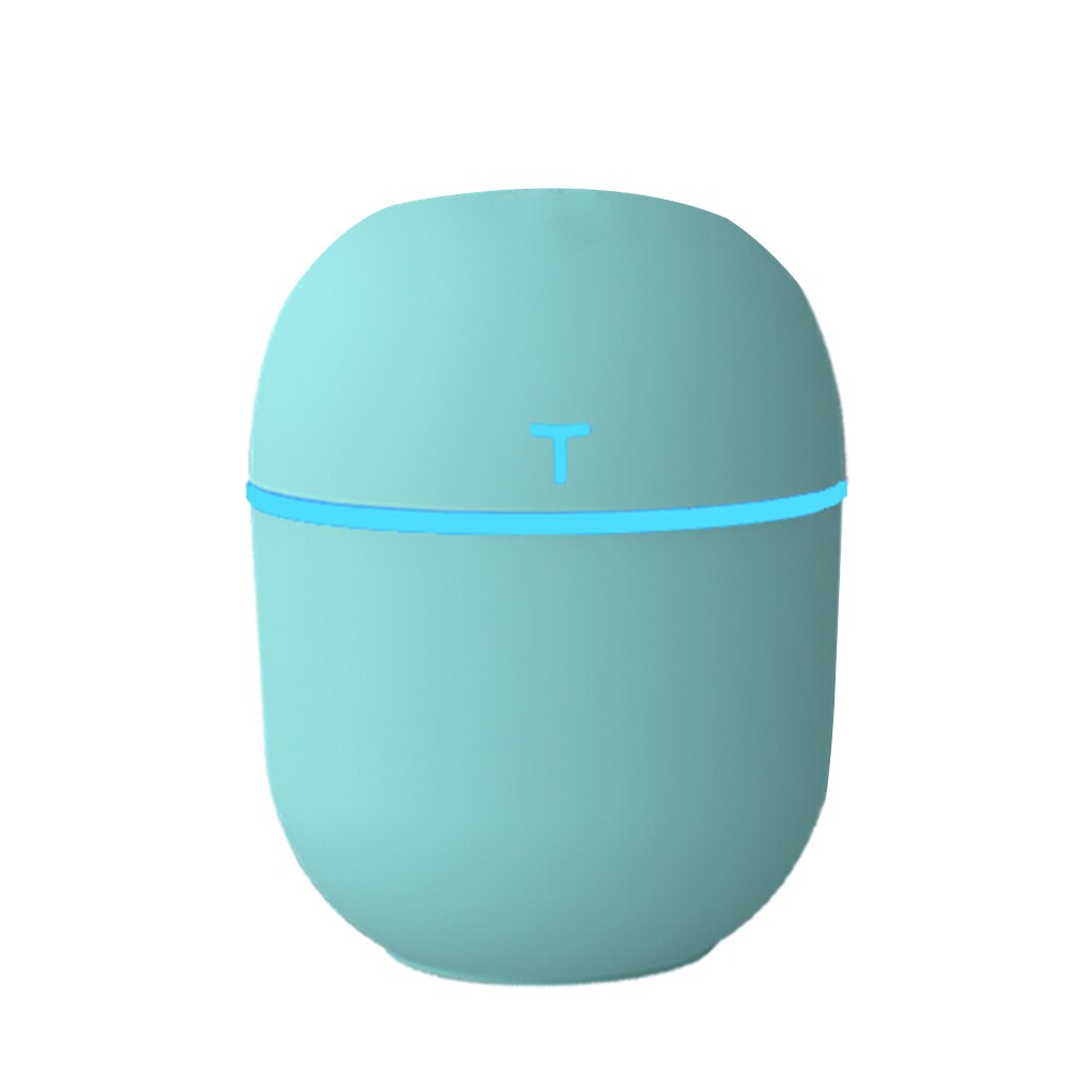 Mini humidificador de aire recargable por USB J01 para coche, hogar, oficina, refresca, humidificación silenciosa: Blue