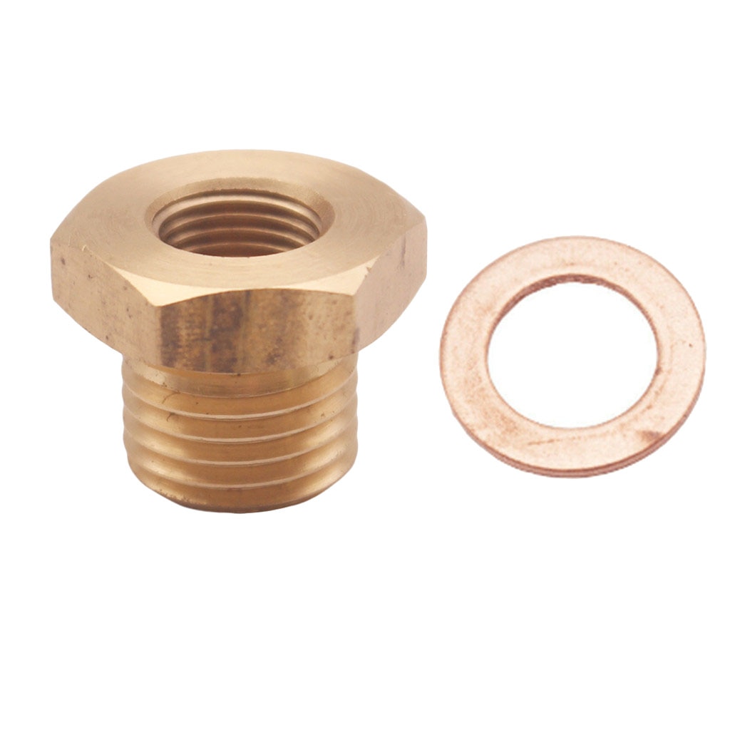 Temp gauge avsändarenhet kort adapter  - 1/8 npt hona till  m14 x 1.5 hane