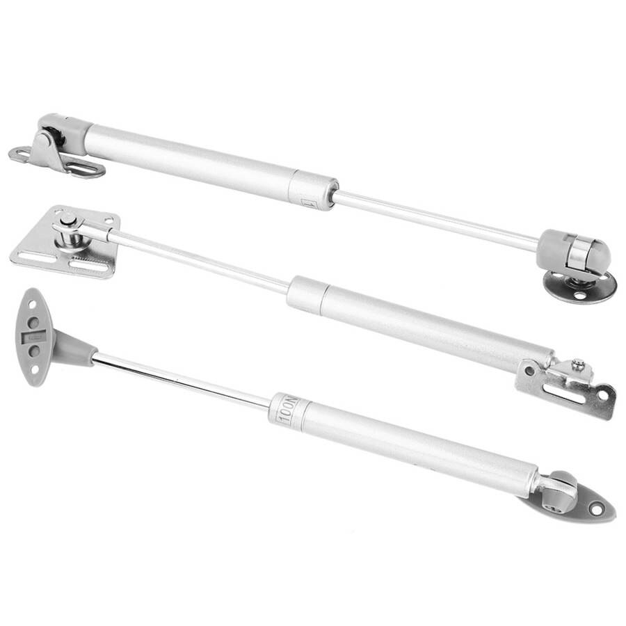 2Pcs 100N Furniture Cabinet Flap-Up Door Gas Spring Strut Pneumatic Lift Support
