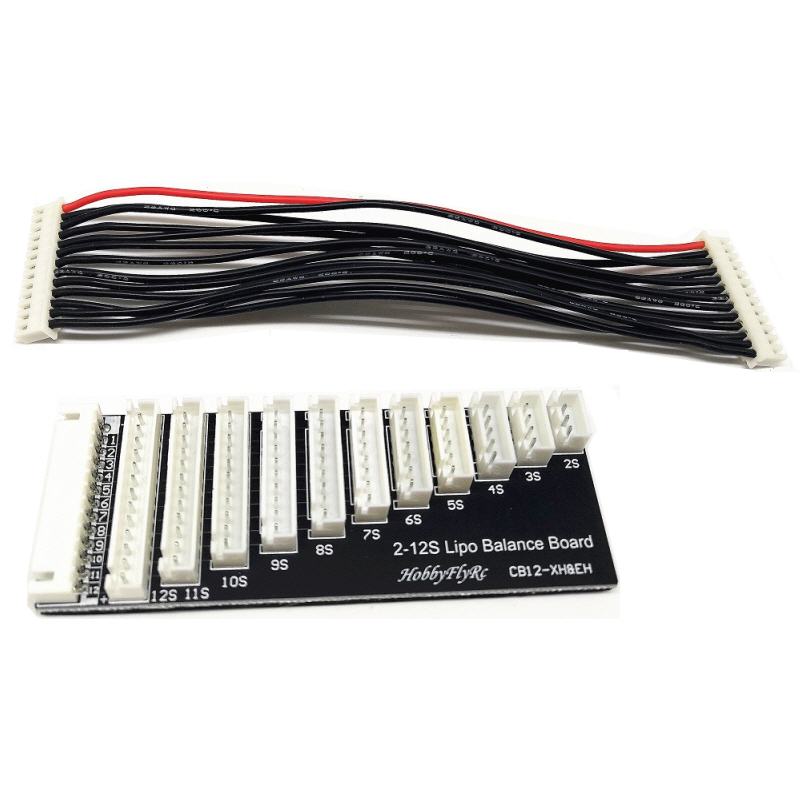 Multi Ladegerät Gleichgewicht Gremium 2-12S LiPo Batterie Ladung Adapter Kabel für iCharger X12: dunkel Grau