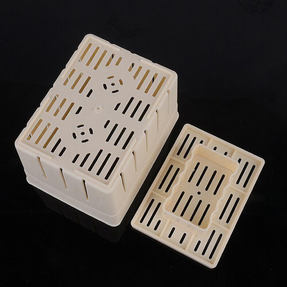 1 stk./sæt plastik tofu maker presseformesæt + osteklud soja diy presseform køkkenværktøj fødevarekvalitet pp