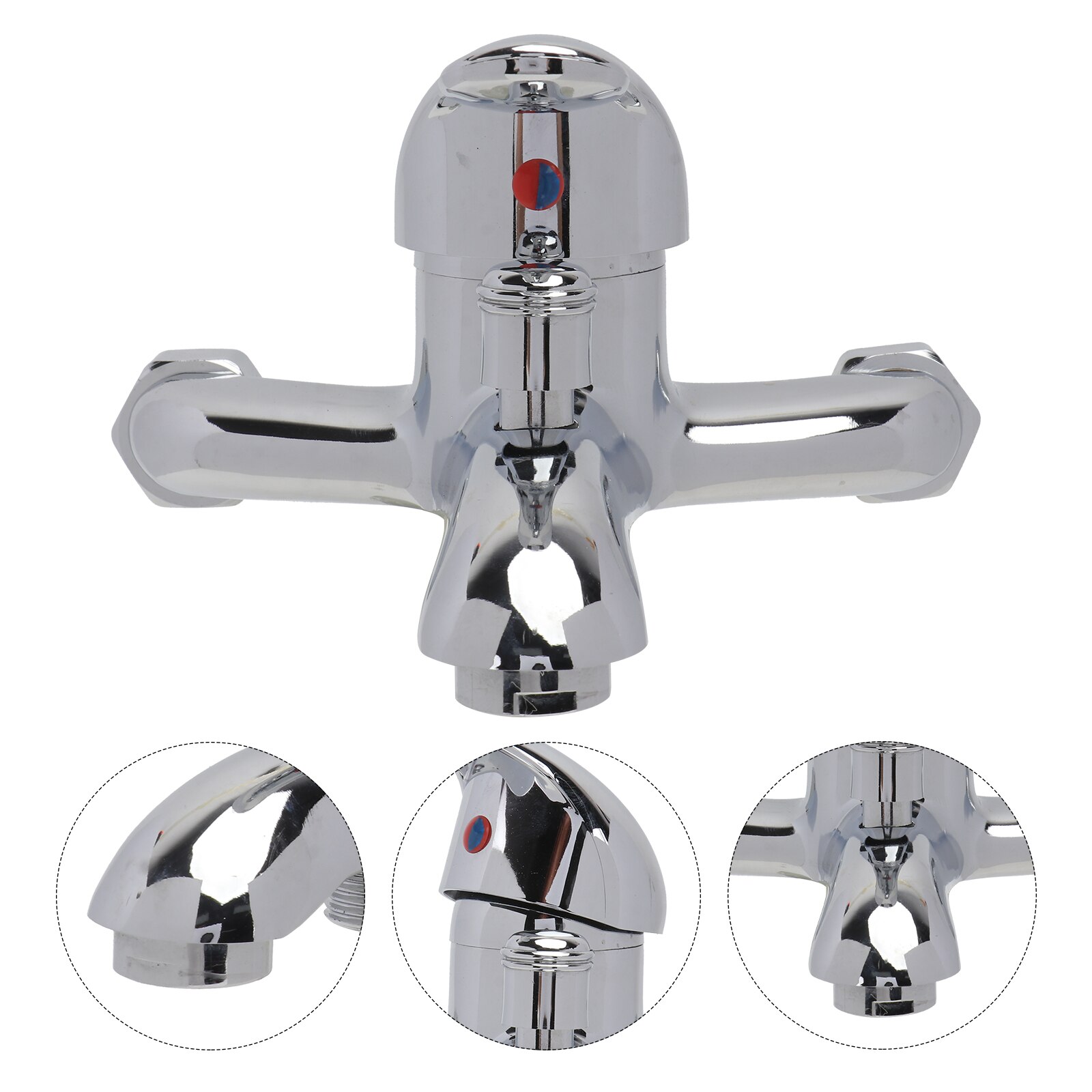 1pc Bathroom Bathtub Sink Tap and Cold Kitchen Cabinet (Silver)