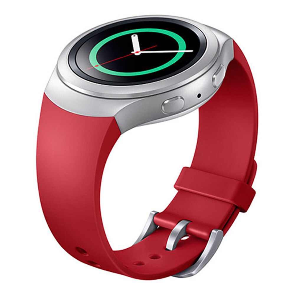 Horloge Band Voor Samsung Gear S2 SM-R720 Zachte Siliconen Sport Vervanging Band Polsband Armband Voor Samsung Gear S2 SM-R730