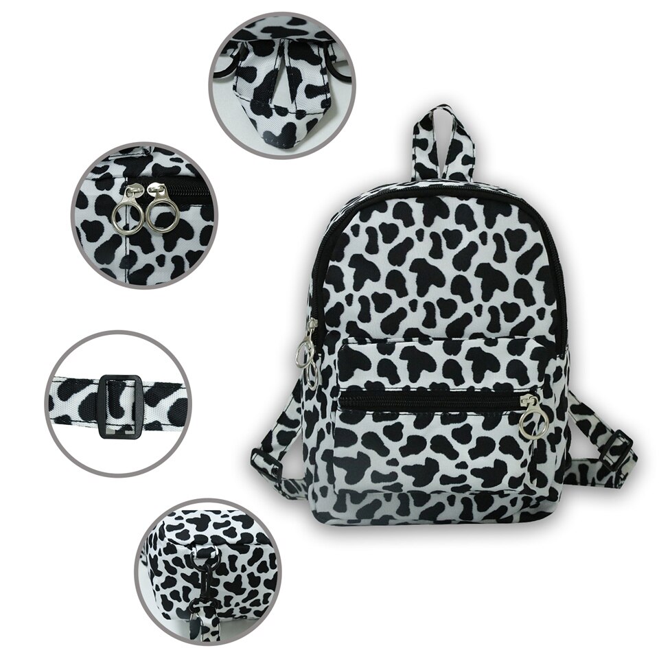 Damen-rucksack mit leopardenmuster, mini-schulrucksack für mädchen, umhängetasche für die schule, mochila feminina, rucksack, mochilas mujer