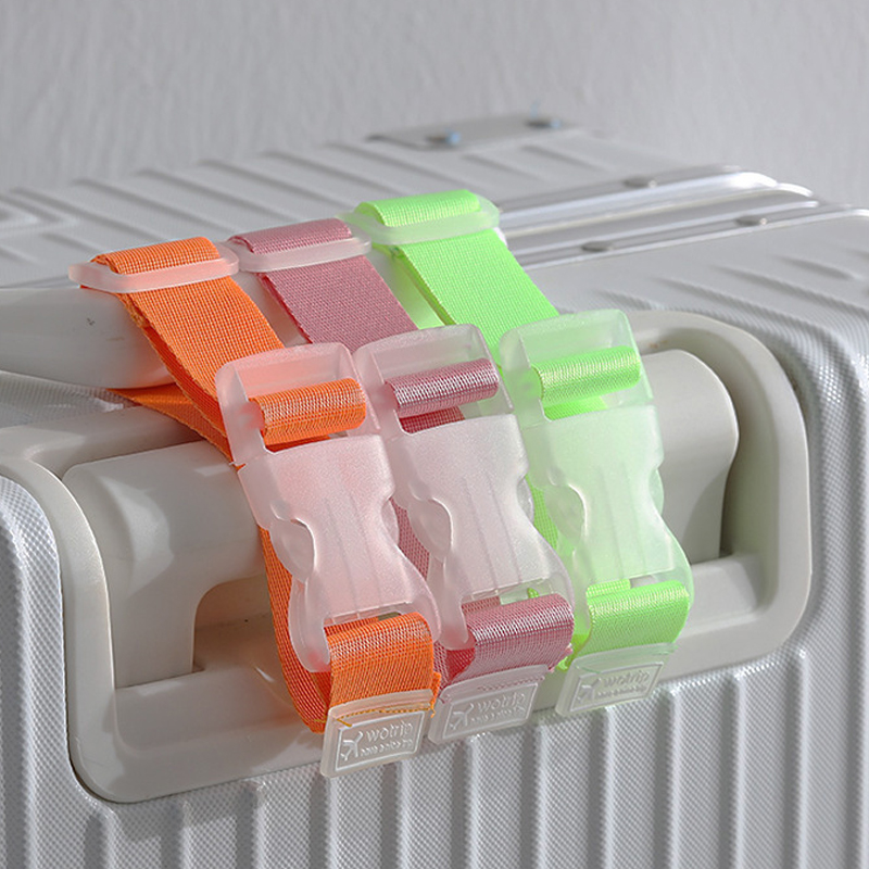 1PC 27x2.5cm Verstelbare Nylon Bagageriemen Reizen Accessoires Opknoping Gesp Bandjes Koffer Tas Bandjes Riem slot Haken