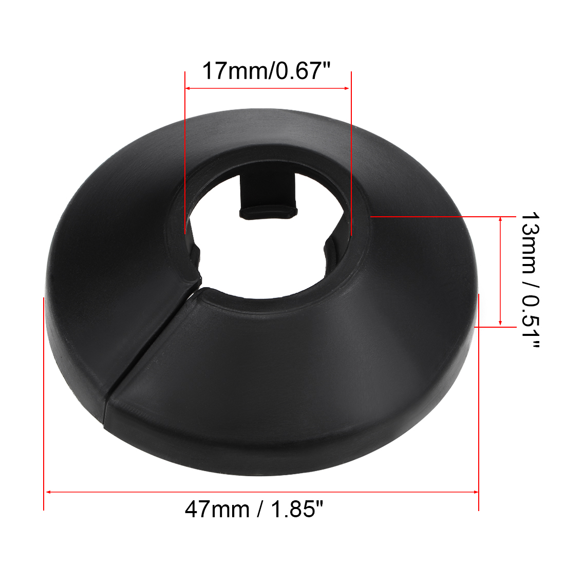 8 Uds 12mm-50mm cubierta de tubería de agua decoración de Collar de tubo PP cubiertas de tubo de escudo de radiador para válvulas angulares accesorios de grifo: Azul