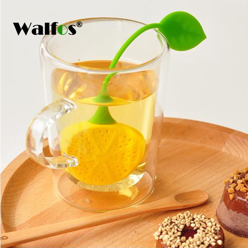WALFOS siliconen theezakje Creatieve Citroen Silicone Thee-ei Keuken Gadgets thee gereedschap keuken accessoires