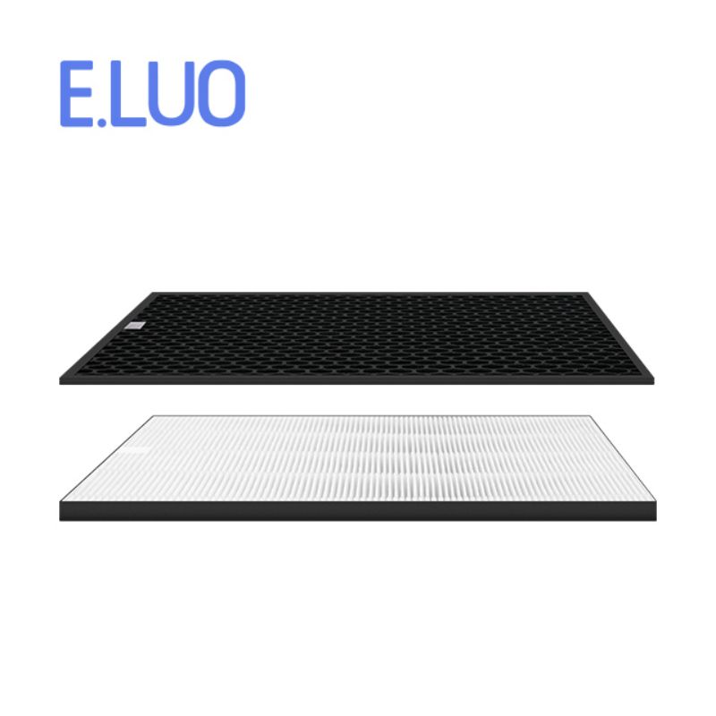 Air purifier For Sharp KI-EX55 KI-FX55 KI-GX55 filter dust collection activated carbon filter + hepa filter set