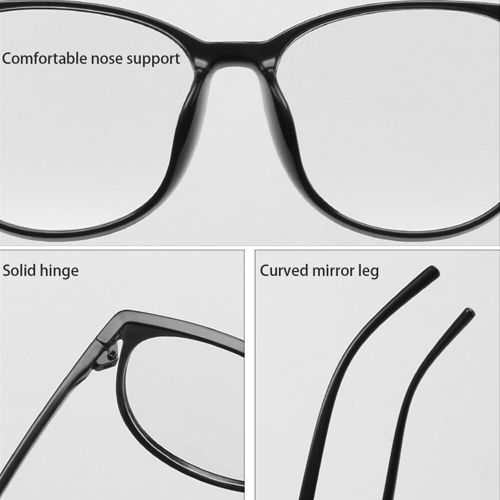 Unisex Anti Blue Ray Glasses Blue Light Blocking Glasses Optical Eye Relieving Fatigue Nearsighted Glasses for Office Reading