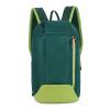 Unisex Outdoor Cycling Backpack Large-Capacity Stitching Color Zipper Opening Clos Wide Shoulder Strap Tear-Resistant Backpack: Green