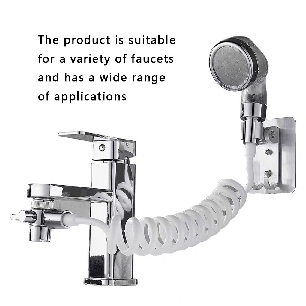 Handbrause Mit Schlauch 2m - Aufsteckbrause Für Wasserhahn & Haustiere