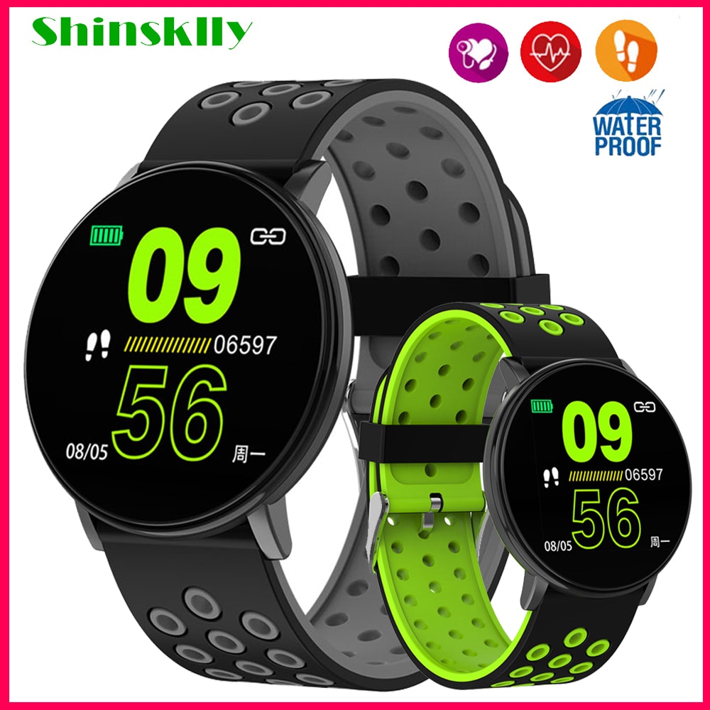 Fitness Tracker Watch Blood Pressure Smart Bracelet Pedometer Waterproof Fitness Bracelet Activity Tracker Smart Band Men Women