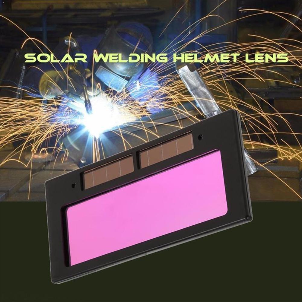 1Pc Auto Darkening Welding Lens For Welding Equipment Shade Color Filter True Powered Solar Screen Large Lens Auto Darkenin S3E7