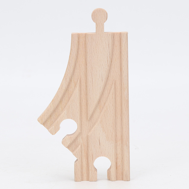Houten Treinrails Set Trein Accessoires Switching Crossing Track Stukken Railway Blokken Speelgoed jongen: 6