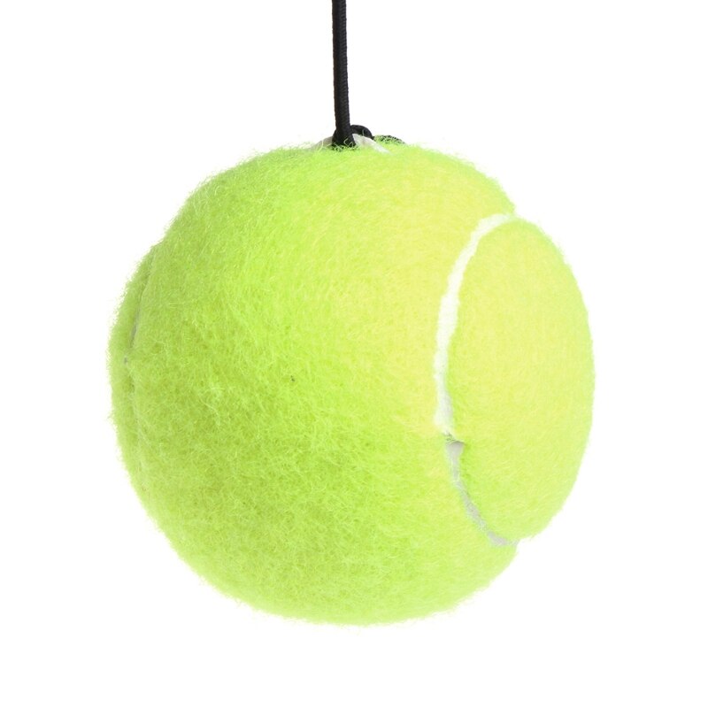Pelotas de tenis de resiliencia verde para entrenamiento, cuerda de goma para ejercicio, banda elástica de rebote