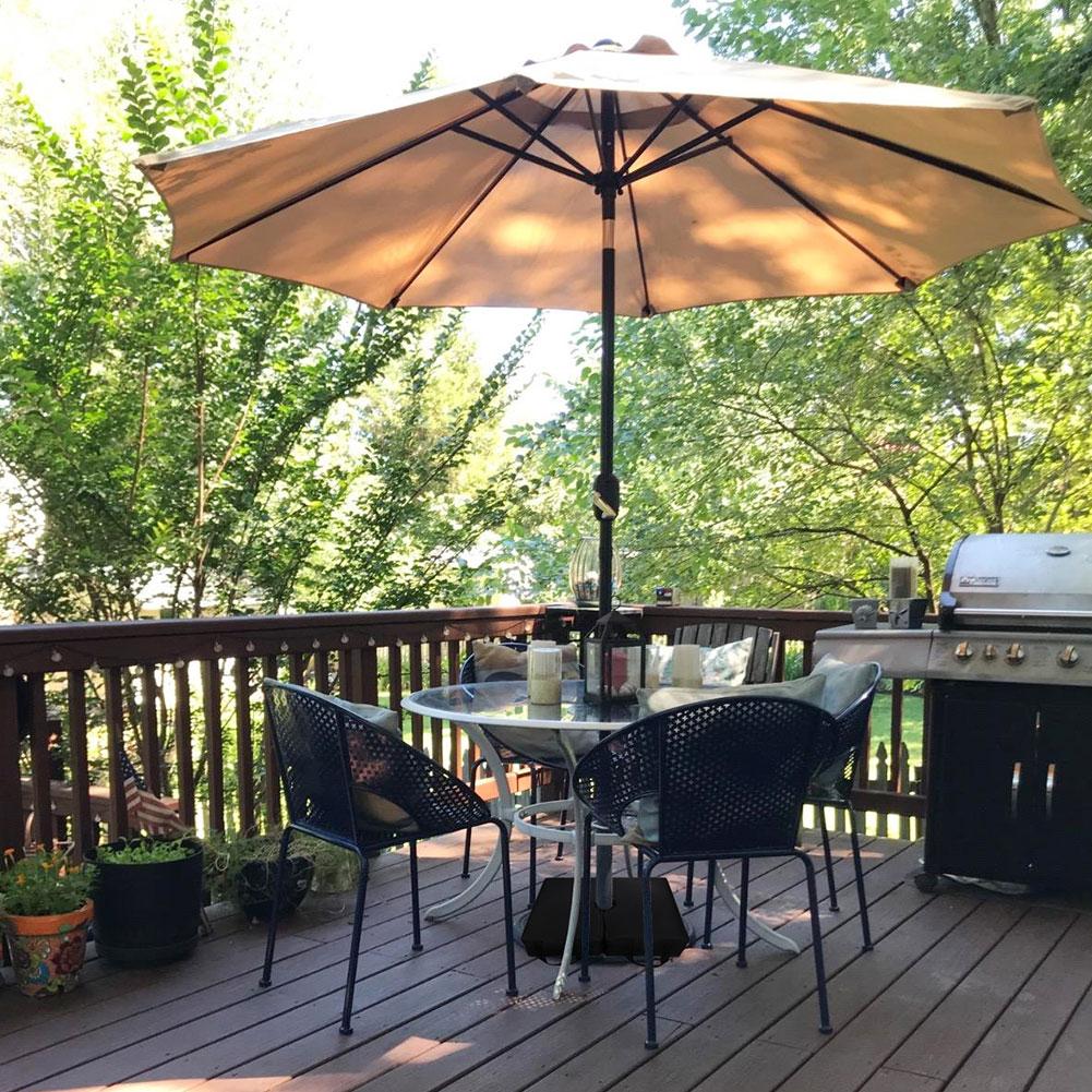 Parasol Stand Bag Portable Weatherproof Umbrella Stand Heavy Duty Sand