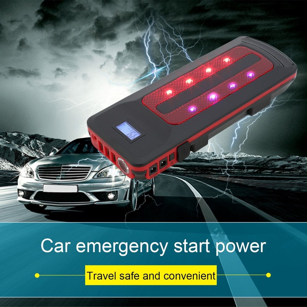 Car Emergency Power Bank Portable Solar Generator for Outdoor and Indoor Use with Portable Handle