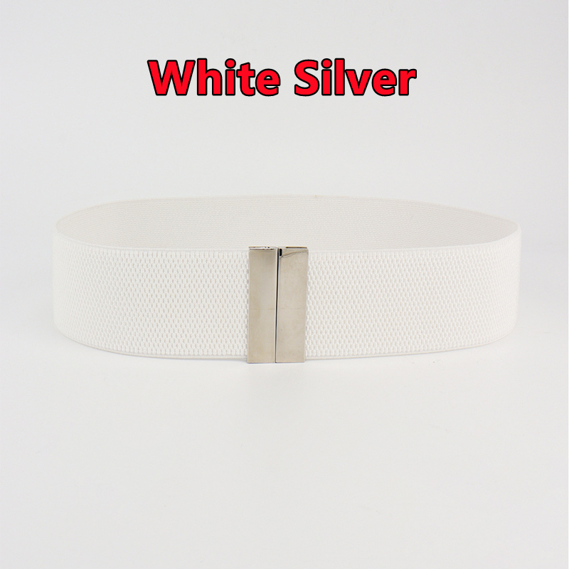 Cinturones anchos con banda elástica para mujer, cinturón sencillo para abrigo, hebilla femenina, correa negra, accesorios de decoración para vestido: Lavanda