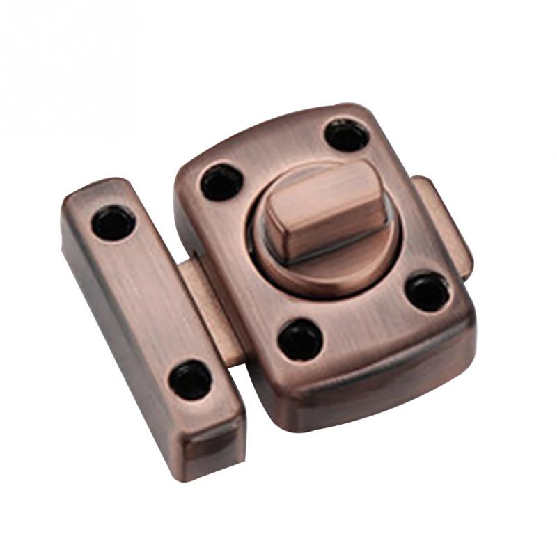 Universal Door Latch Gate Latch Security Sliding Door Lock Bolt Zinc Alloy With Screws: Ancient Red