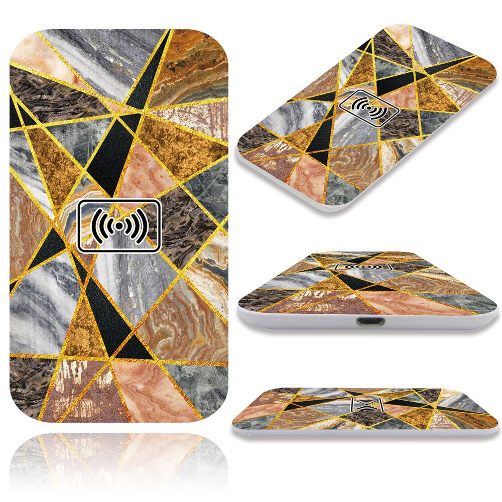 Base de carga inalámbrica QI para Apple Iphone 8/8 Plus/X/XS Max/XR/11/11 Pro/11 Pro Max: 7.golden marble