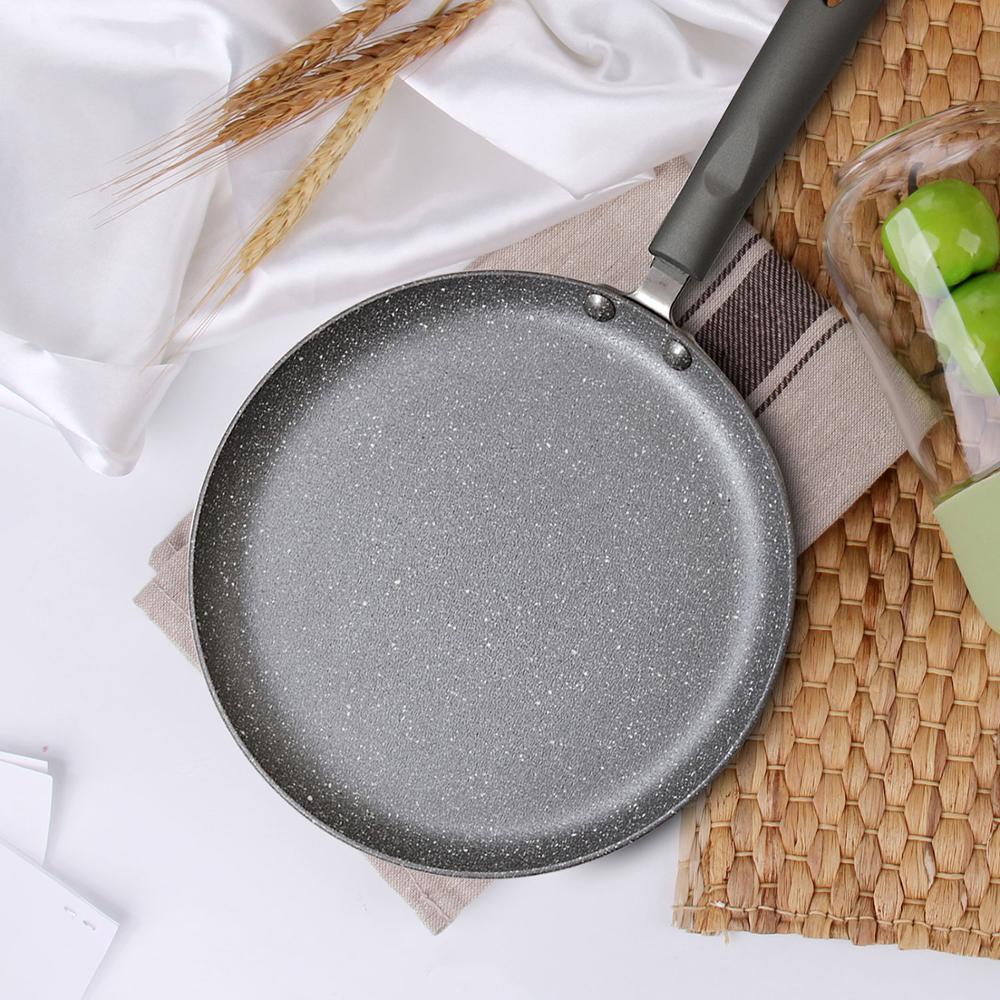 23cm pan for pancakes non-stick marble coating aluminum with soft touch bakelite handle induction pan pancake pan