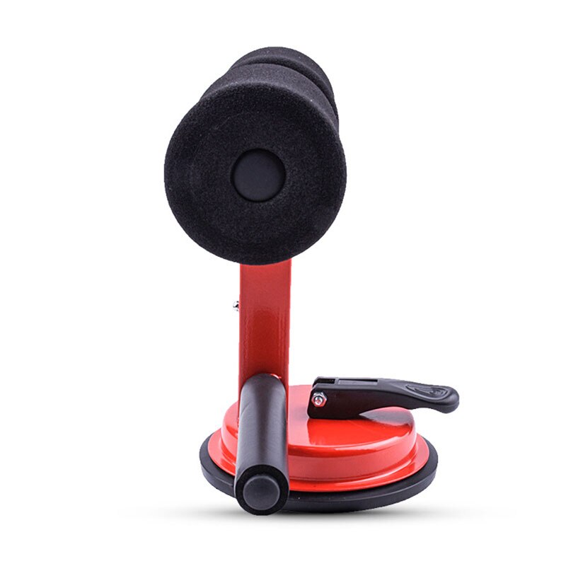 ABS Trainer Sit Up Bar Self-Suction Fitness Equipment Abdominal Strength Trainer Floor Aid Stand Padded Home Gym Weightloss